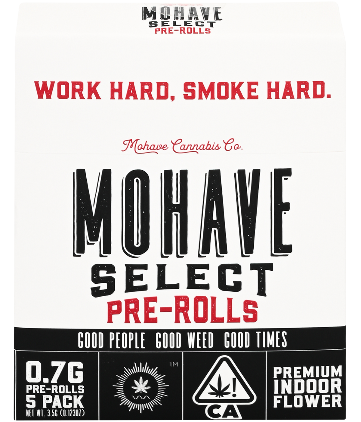 Mohave Cannabis Co. Biscotti x Kush Mints 5 Pack Prerolls Nugg Club