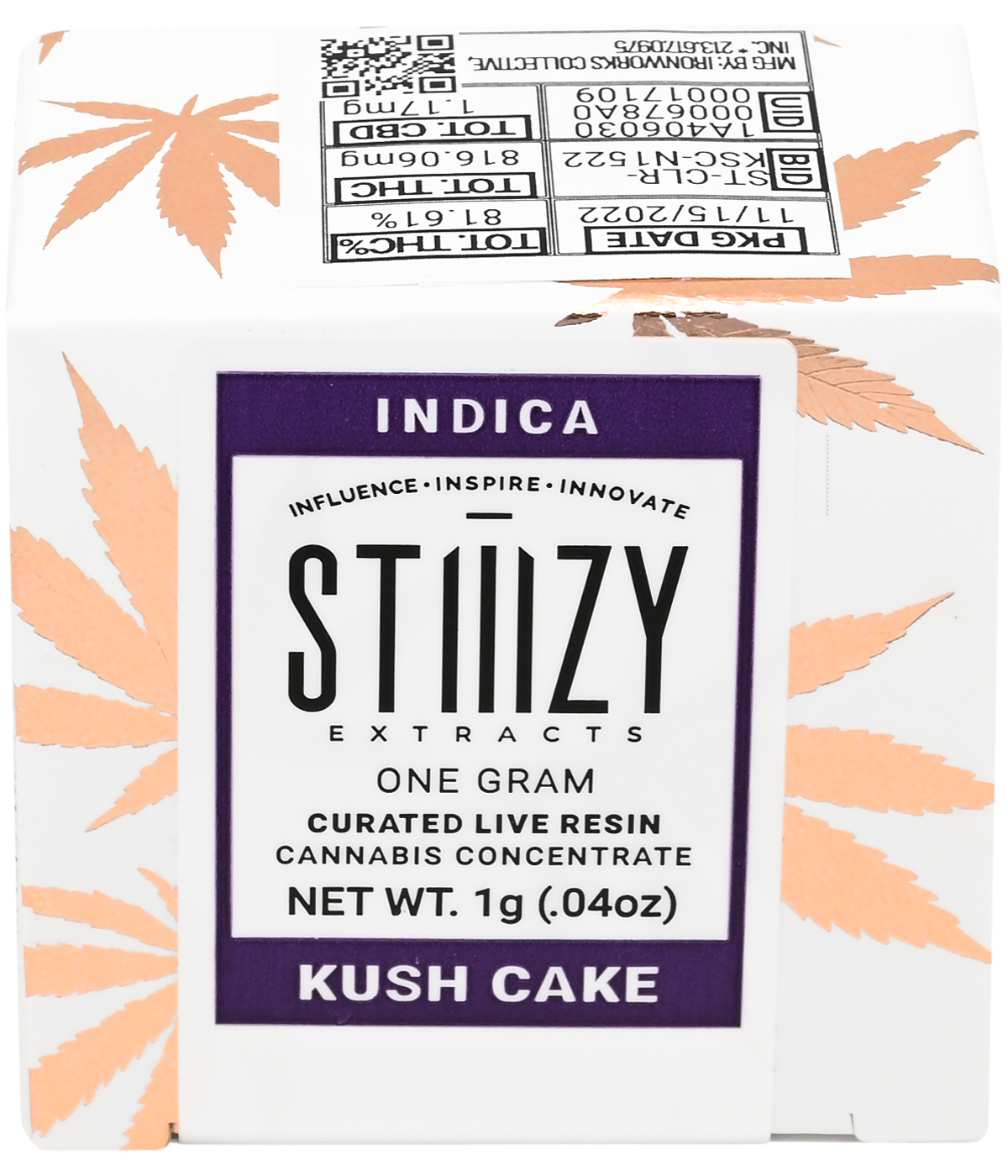 Stiiizy Kush Cake Live Resin Concentrate Nugg Club