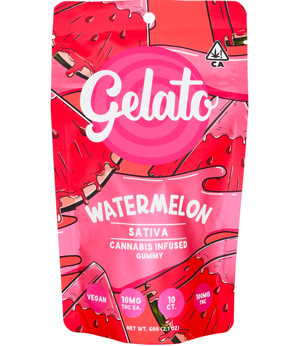 Gelato Watermelon Gummy Edibles Nugg Club