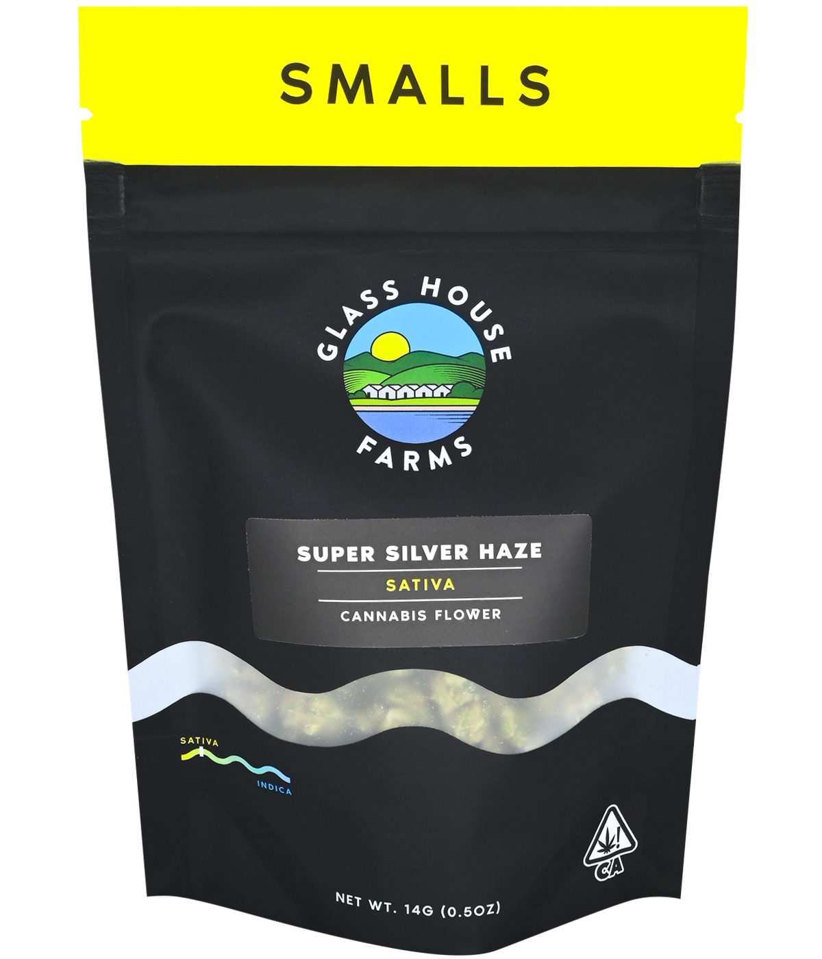 Glass House Farms Super Silver Haze Smalls 14g Flower Nugg Club
