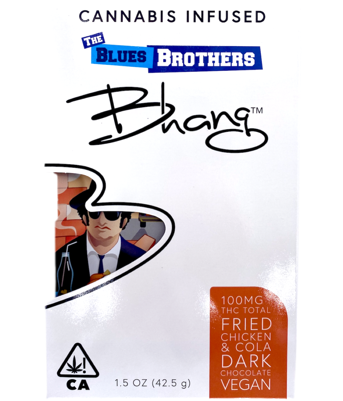 Bhang Fried Chicken & Cola Dark Chocolate Bhang x Blues Brothers