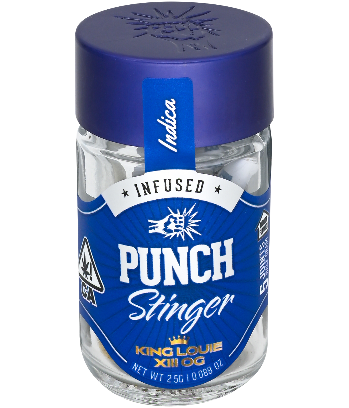 Punch King Louie XIII Infused 5 Pack Prerolls Nugg Club