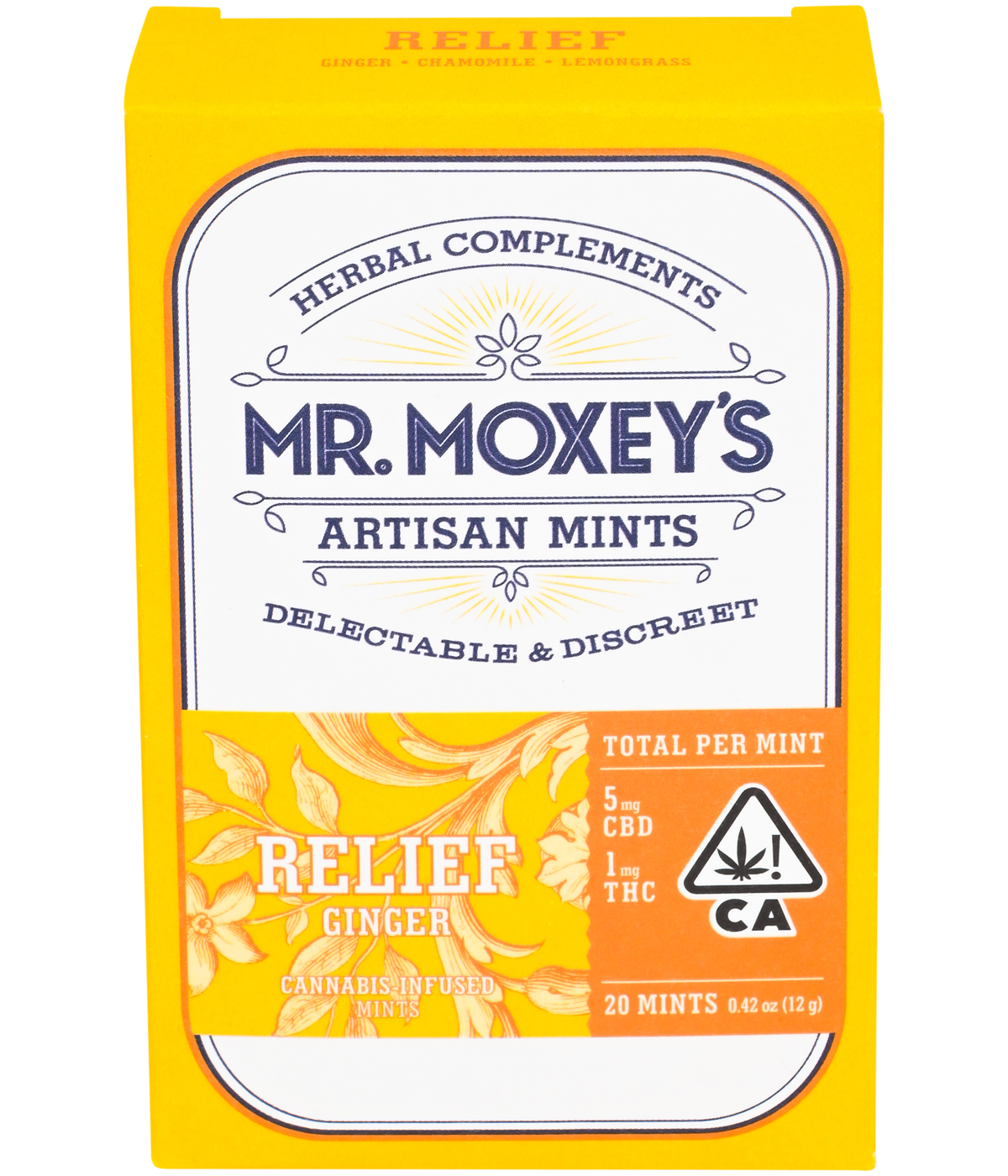 Mr. Moxey's Relief Ginger Mints Edibles Nugg Club