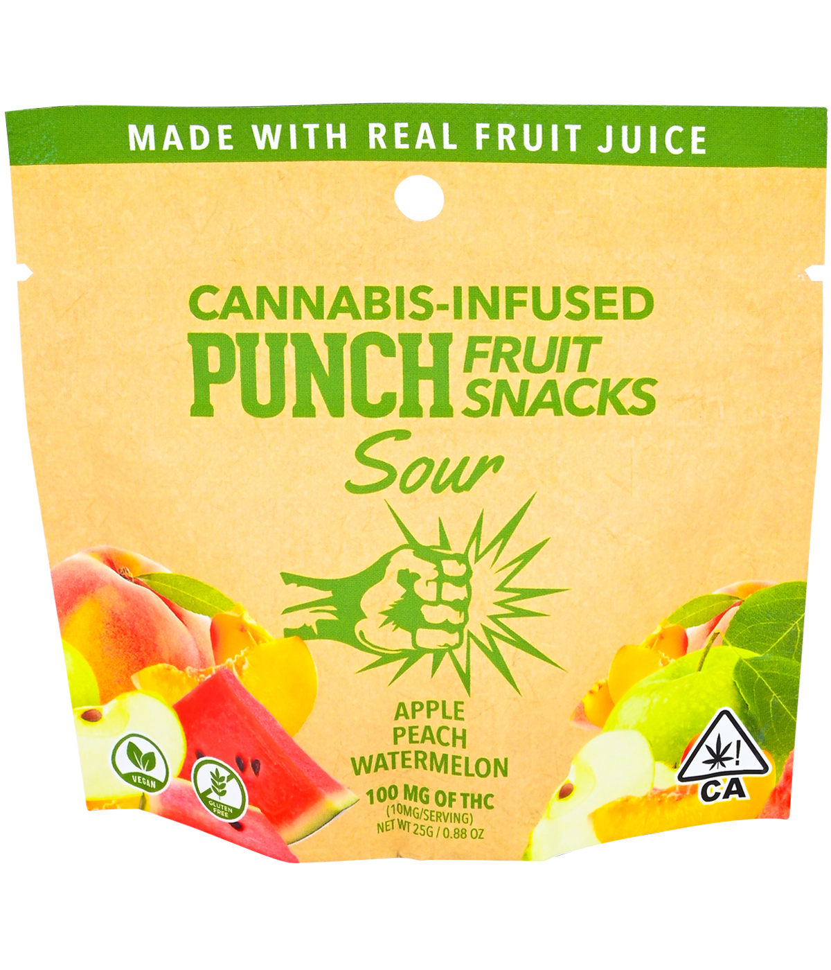 Punch Fruit Snacks Sours Edibles Nugg Club